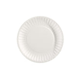 6 In. Dixie White Paper Plates Uncoated | 1000 Count